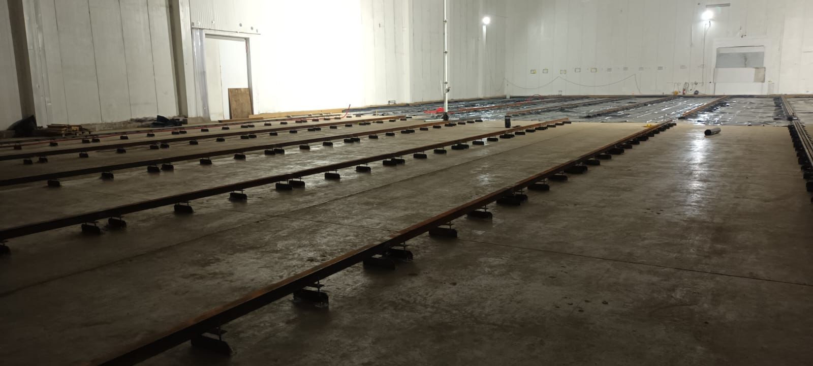 Koleje — dokončená instalace